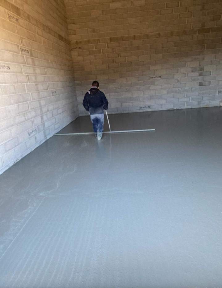 Application de chape fluide Vitrolles