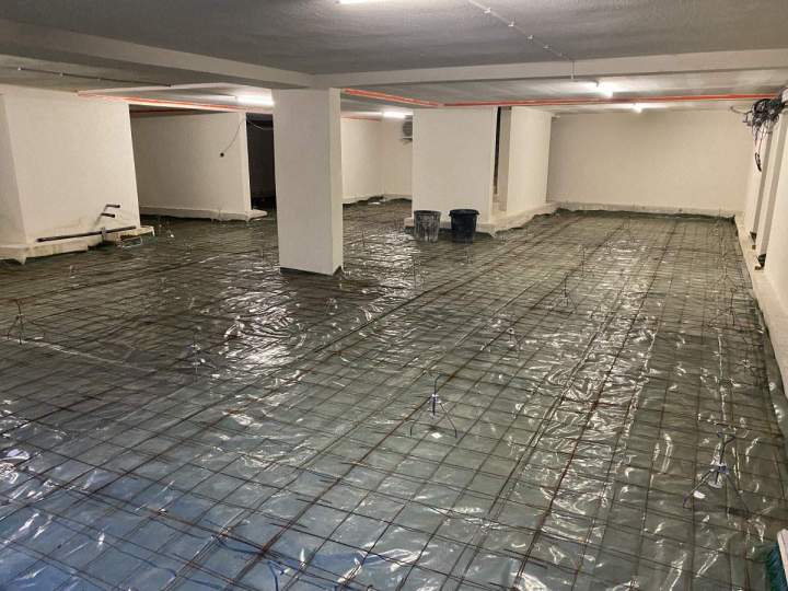 Application de chape fluide Vitrolles